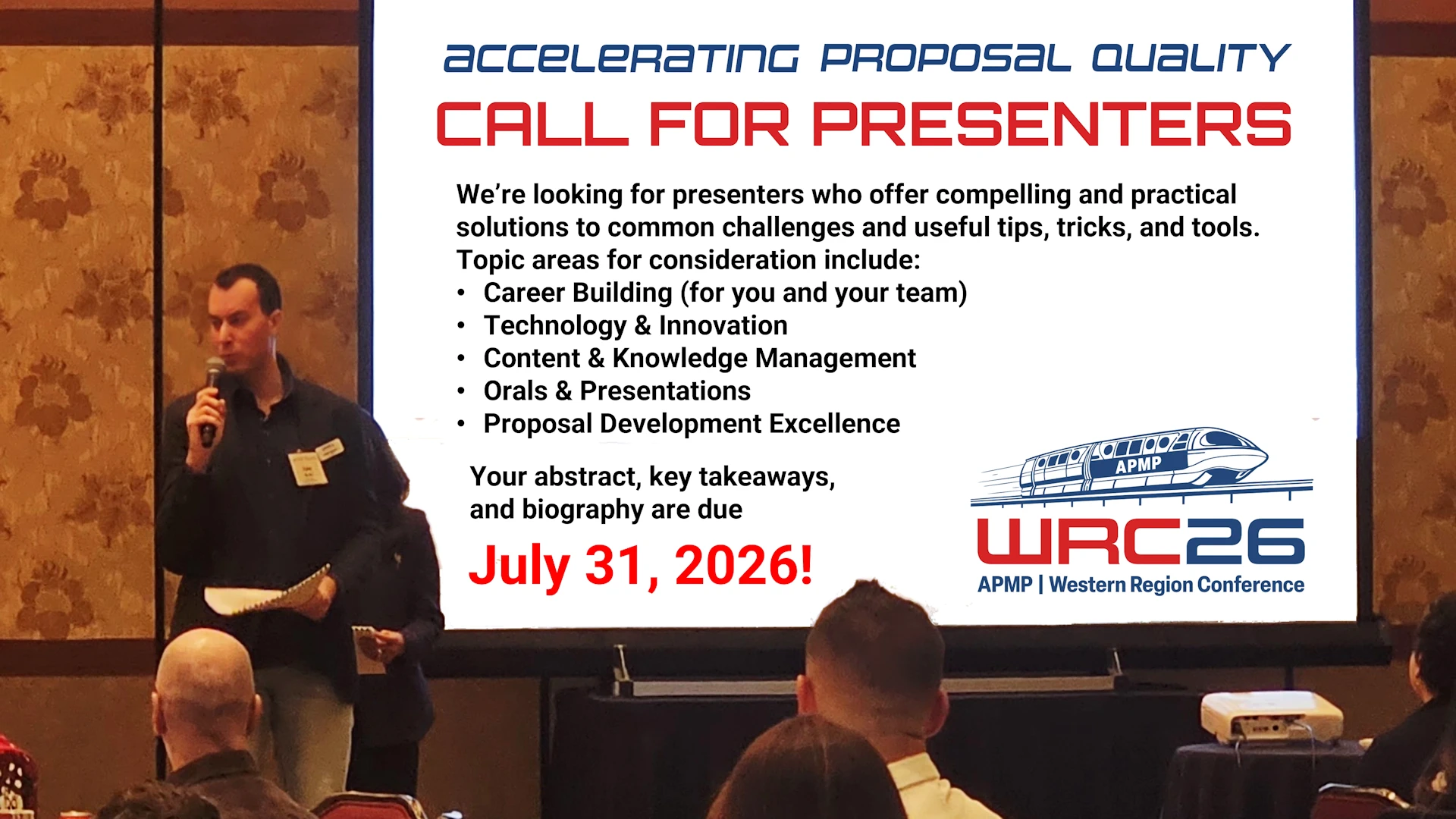 Call for Presenters
